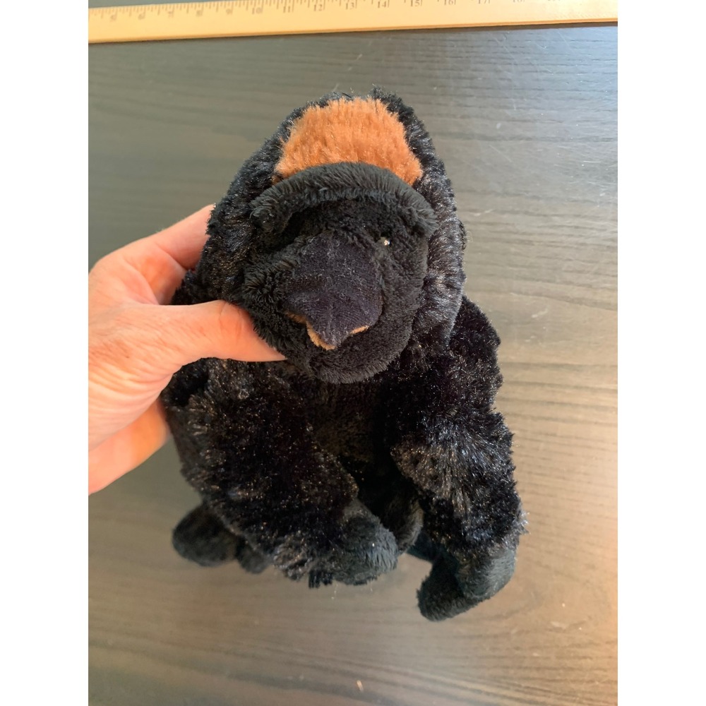 Ganz Webkinz Gorilla Plush Silverback Black Stuffed Animal Toy HM113